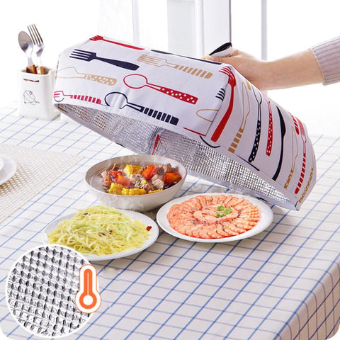 Aluminum Foil Food Cover Foldable Food Covers Keep Warm