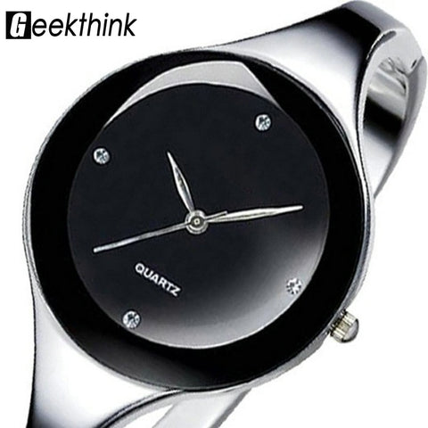 Stainless steel Wristwatch Bracelet Quartz watch Ladies Watches Clock Female Relogio Feminino