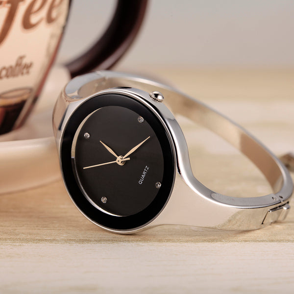 Stainless steel Wristwatch Bracelet Quartz watch Ladies Watches Clock Female Relogio Feminino