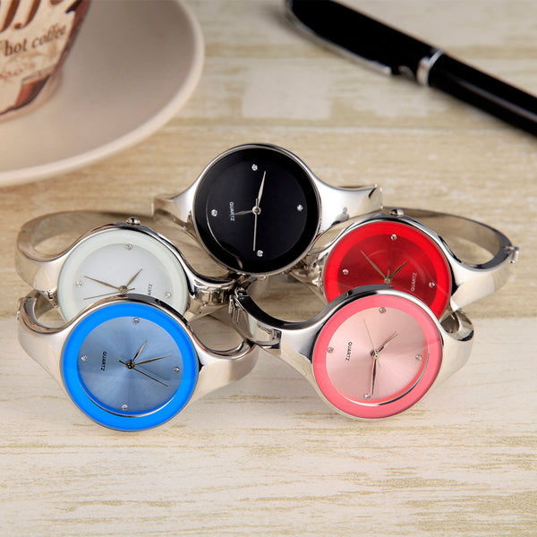 Stainless steel Wristwatch Bracelet Quartz watch Ladies Watches Clock Female Relogio Feminino