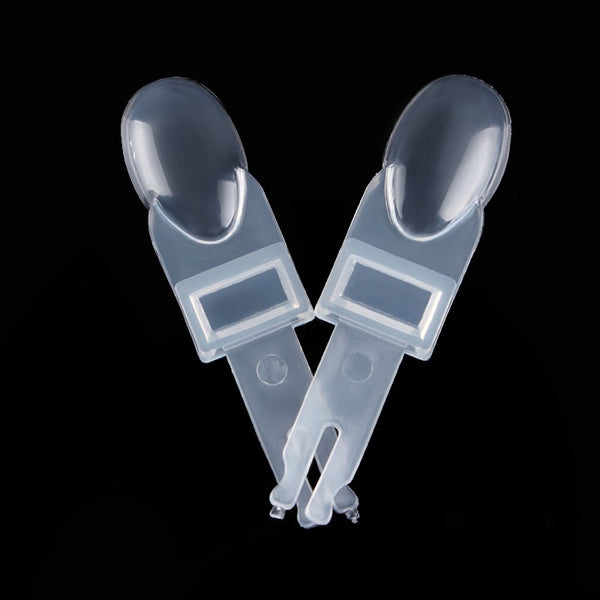 24Pcs Clear Color Card Removable Display Rack Nail Art Practice Tool