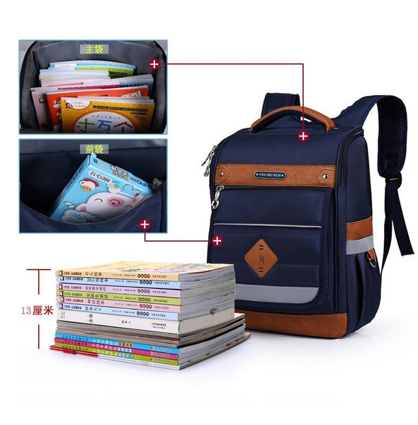 Boys and girls school bags children's orthopedic backpack high quality