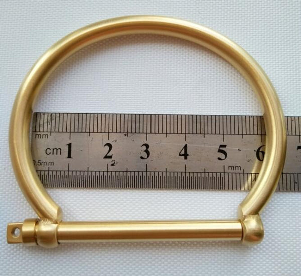 Horseshoe Stainless Steel Shackle U Ring Men + Shackle U Cuff Bracelet Open Bangles For Men