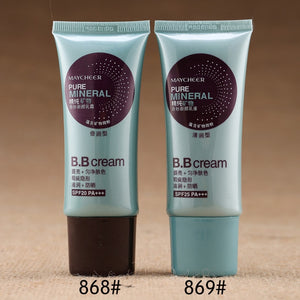 Pure Minerals Moisturizer Face Brightener Foundation BB CC Cream Pores Cover Concealer Whitening Base