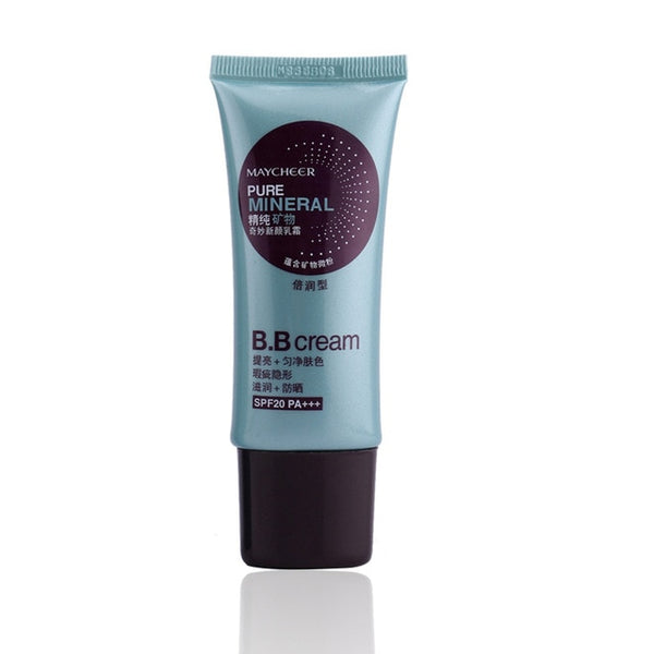 Pure Minerals Moisturizer Face Brightener Foundation BB CC Cream Pores Cover Concealer Whitening Base
