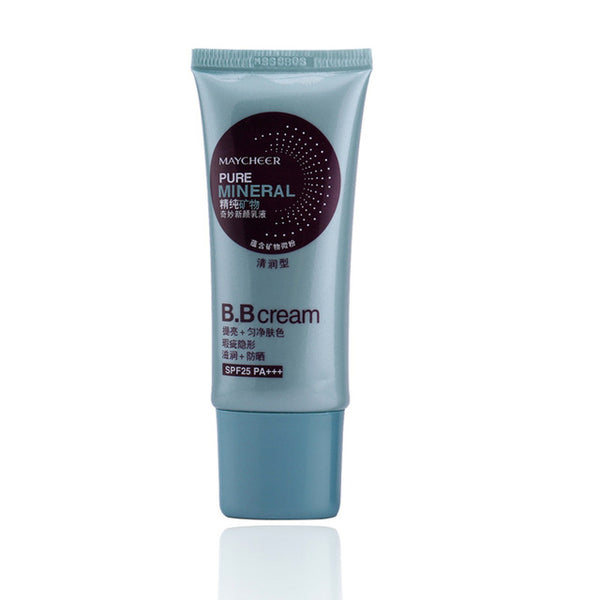 Pure Minerals Moisturizer Face Brightener Foundation BB CC Cream Pores Cover Concealer Whitening Base