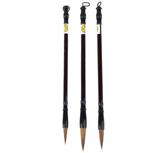 3pcs Excellent Wolf Hair Chinese Japanese Sumi Drawing Brush - Size Large / Small / Medium