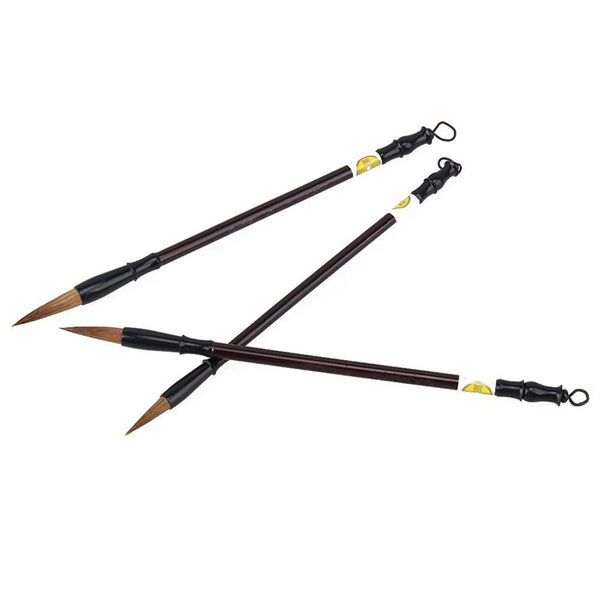 3pcs Excellent Wolf Hair Chinese Japanese Sumi Drawing Brush - Size Large / Small / Medium