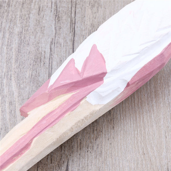Flamingo Ballpoint Pen Wooden Flamingo Carved Ball Pen