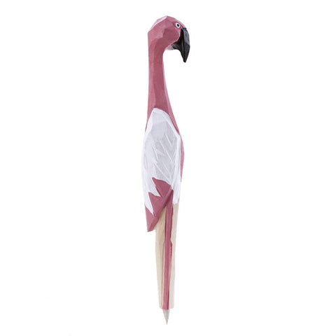 Flamingo Ballpoint Pen Wooden Flamingo Carved Ball Pen