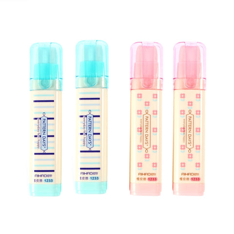 4pcs Creative Writing Stationery Three Layers Erasers Students
