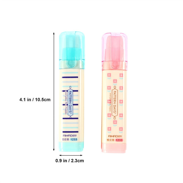4pcs Creative Writing Stationery Three Layers Erasers Students