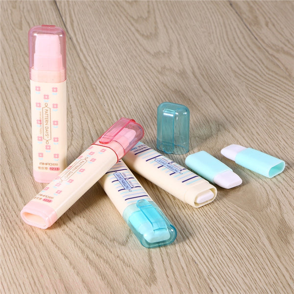 4pcs Creative Writing Stationery Three Layers Erasers Students