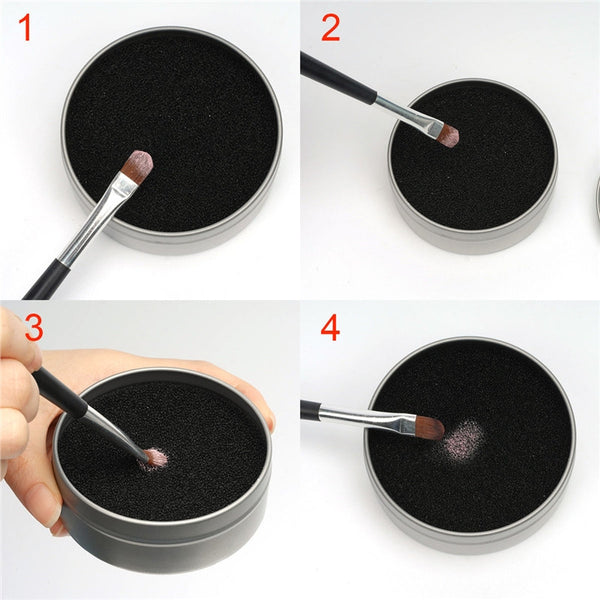 Makeup Brushes Color Removal Cleaner Sponge Easily Remove Eye Shadow or Blush Color from Makeup  Next Color