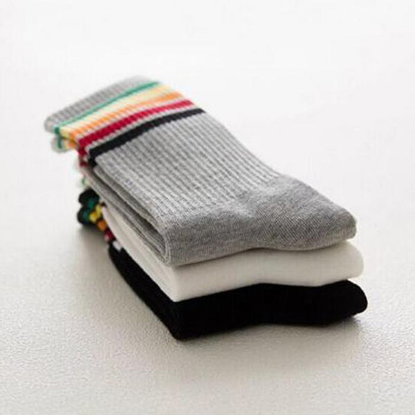 Socks Soft Warm Casual Cotton Striped Socks thigh high socks