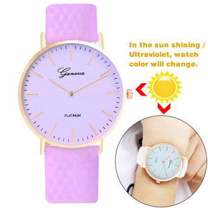 direct sunlight change color casual watch ultraviolet discoloration