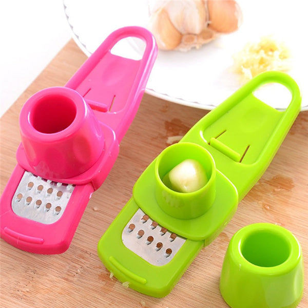 Multi Functional Ginger Garlic Grinding Grater Planer Slicer Cutter Cooking Tool
