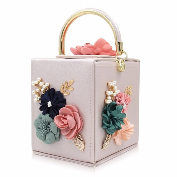 Ladies Flower Wedding Clutches