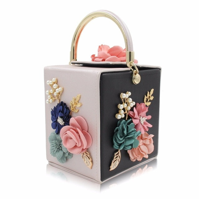 Ladies Flower Wedding Clutches