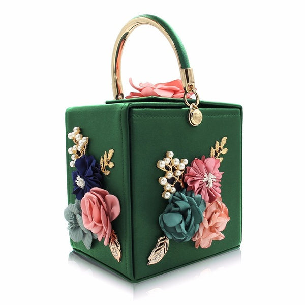 Ladies Flower Wedding Clutches