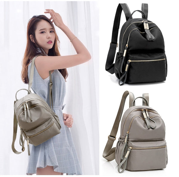 Nylon Backpacks for Girls Teenagers Back Pack Women