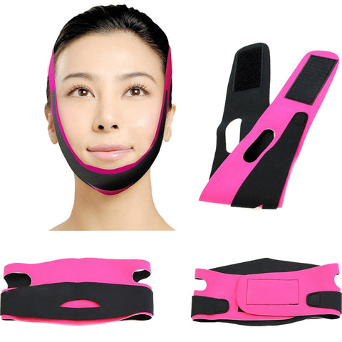 Chin Cheek Slim Lift Up Anti Wrinkle Mask Strap Band V Face Line Belt Women Slimming Facial Beauty Tool