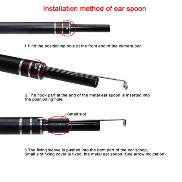 USB Ear Cleaning Tool HD Visual Ear Multifunctional  With Mini Camera Pen Ear Care In-ear Cleaning Endoscope
