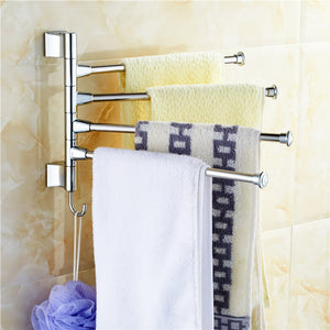 Stainless Steel Towel Bar Rotating Towel Rack Bathroom Kitchen Towel rack