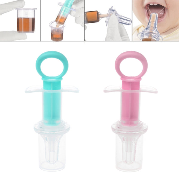 Baby Kids Smart Medicine Dispenser Feeder Squeeze Medicine Dropper Dispenser Pacifier