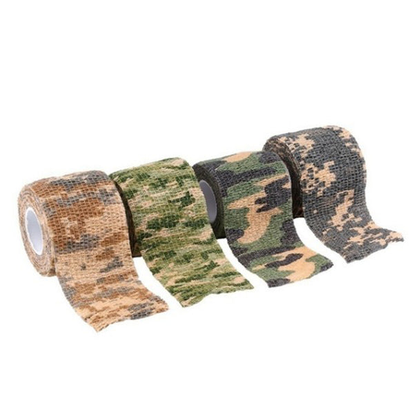 Desert Tape Self-adhesive Grid Masking Tapes Non-woven Camouflage Tape