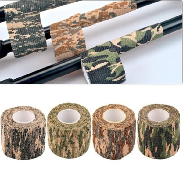 Desert Tape Self-adhesive Grid Masking Tapes Non-woven Camouflage Tape