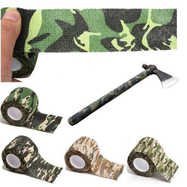 Desert Tape Self-adhesive Grid Masking Tapes Non-woven Camouflage Tape