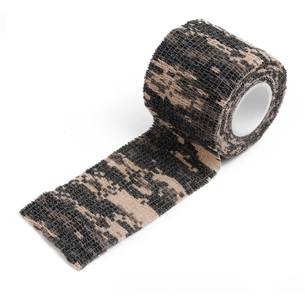Desert Tape Self-adhesive Grid Masking Tapes Non-woven Camouflage Tape