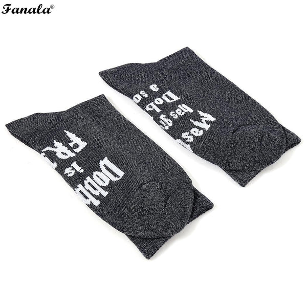 1 Pair Women Middle Elastic Contrast Color Letters Printed Socks