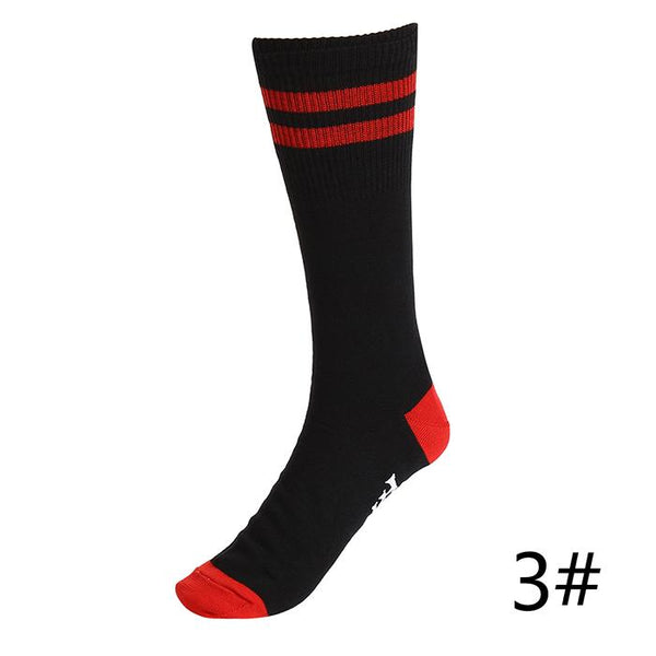 1 Pair Women Middle Elastic Contrast Color Letters Printed Socks