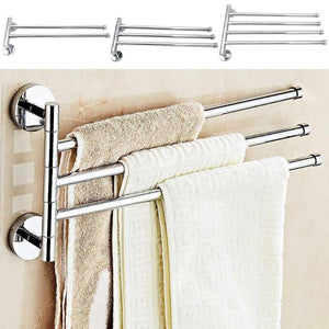 Towel Rack Stainless Steel 2/3/4  Bathroom Kitchen Wall-mounted Towel Polished Rack