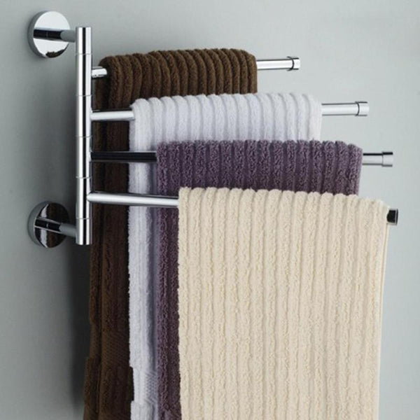 Towel Rack Stainless Steel 2/3/4  Bathroom Kitchen Wall-mounted Towel Polished Rack