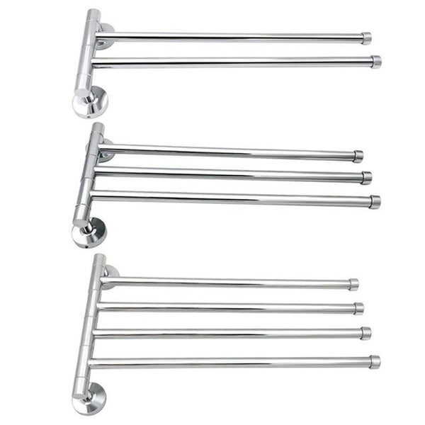 Towel Rack Stainless Steel 2/3/4  Bathroom Kitchen Wall-mounted Towel Polished Rack