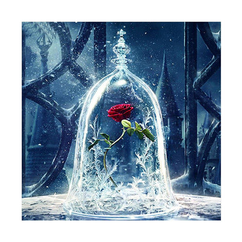 Drill Embroidery Painting Rose Mosaic Painting Cross Stitch Diamond for Adults Craft Lover