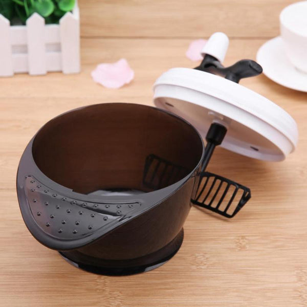 Hair Coloring Bowl Big Capacity Hair Dye Cream Mixer Barber Stirrer Blender