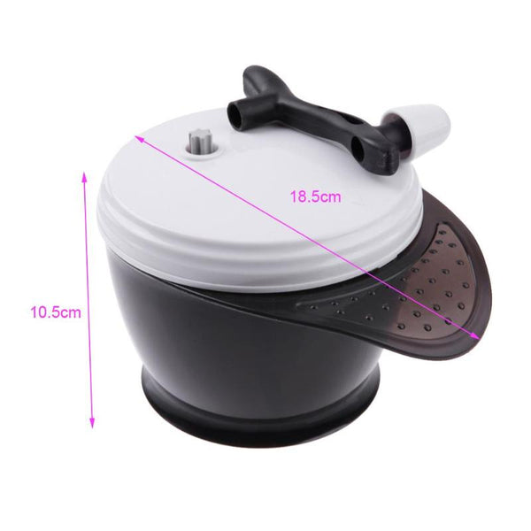 Hair Coloring Bowl Big Capacity Hair Dye Cream Mixer Barber Stirrer Blender