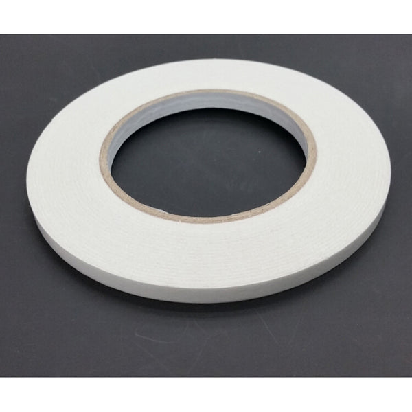 10Pcs 1.2x800cm Double-Sided Adhesive Tape for Arts Crafts Photography Gift Wrapping Office School Stationery