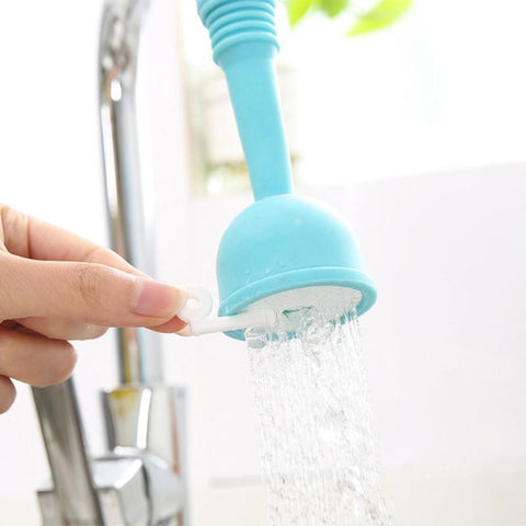 Silicone Kitchen Faucet Water-saving Filter Shower Water Rotating Spray Tap