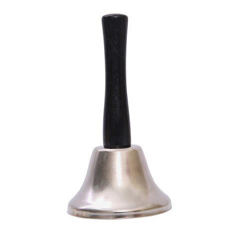 Steel Handbell Loud Call Bell Hotel Service Bells Alarm for School Teaching