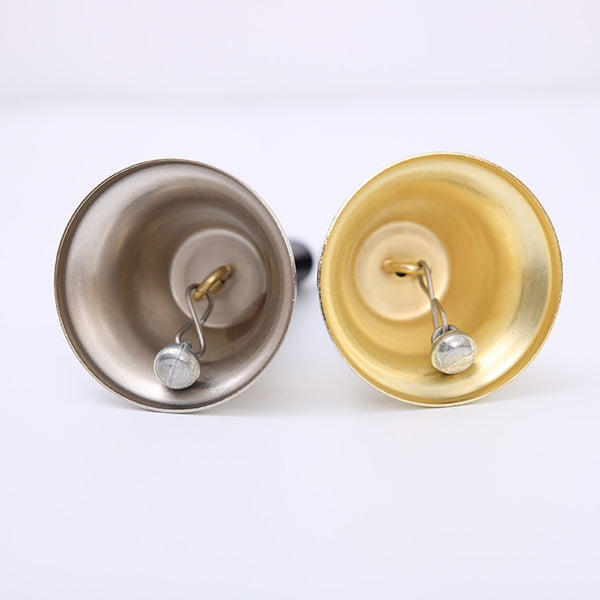Steel Handbell Loud Call Bell Hotel Service Bells Alarm for School Teaching