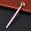 Office/School Pen Big Crystal Diamond Pen Metal Ballpoint Pen