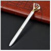 Office/School Pen Big Crystal Diamond Pen Metal Ballpoint Pen