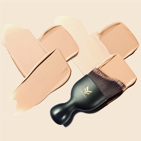 Foundation Brushes Premium Wavy Cosmetic Brushes for Face Foundation Blending Liquid Cream Powder Blush Contour