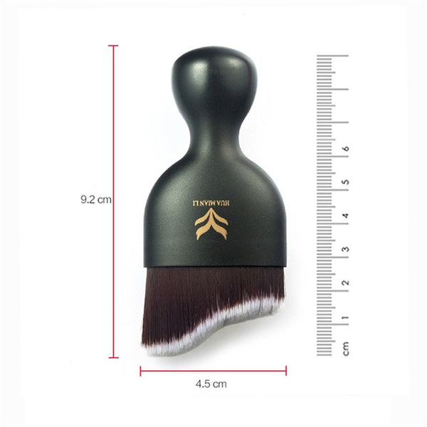 Foundation Brushes Premium Wavy Cosmetic Brushes for Face Foundation Blending Liquid Cream Powder Blush Contour