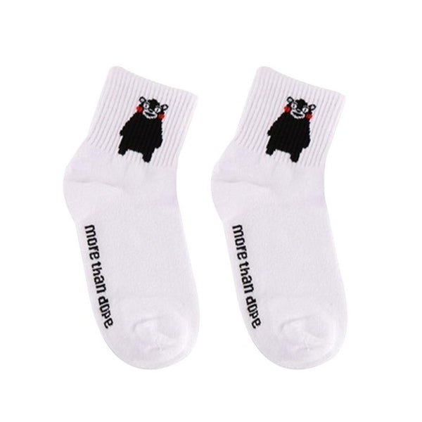 Breathable Non-Slip Mid Socks Unisex  Short Fashion Couple Socks Casual Autumn
